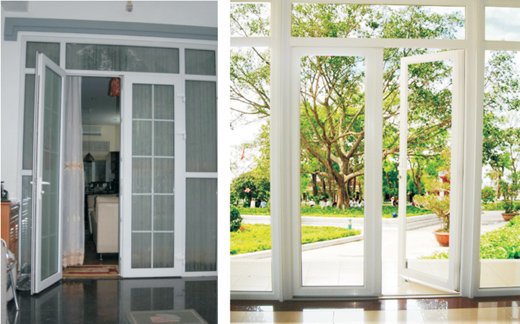 HỆ CỬA ĐI CÁNH NHỎ 4400